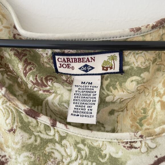 Y2K Boho Floral Print Top Women’s M Ruched Sides Forest Fairy Stretch Tee Earthy - Picture 4 of 7